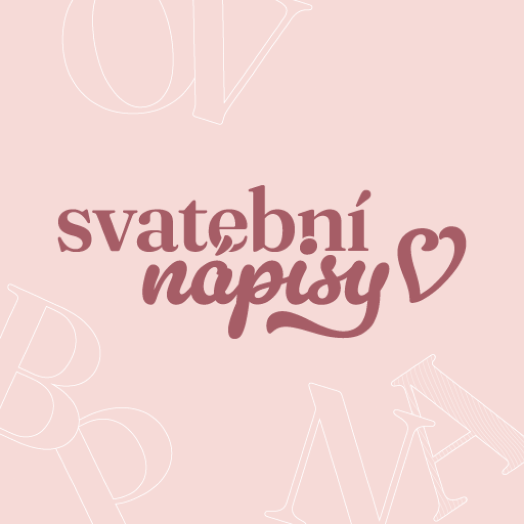 Zapůjčení velkého svatebního nápisu