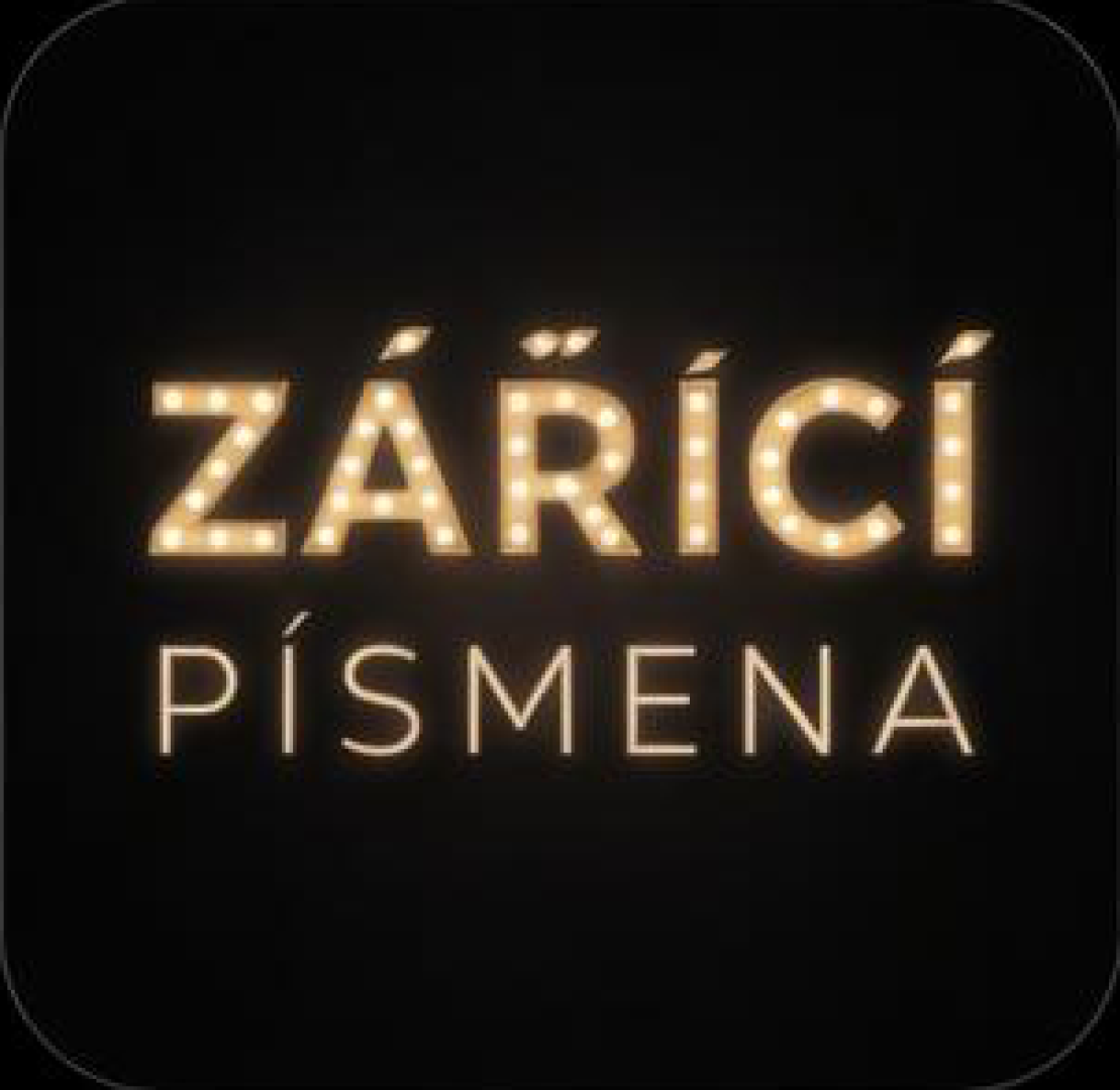Zářící písmena - pronájem