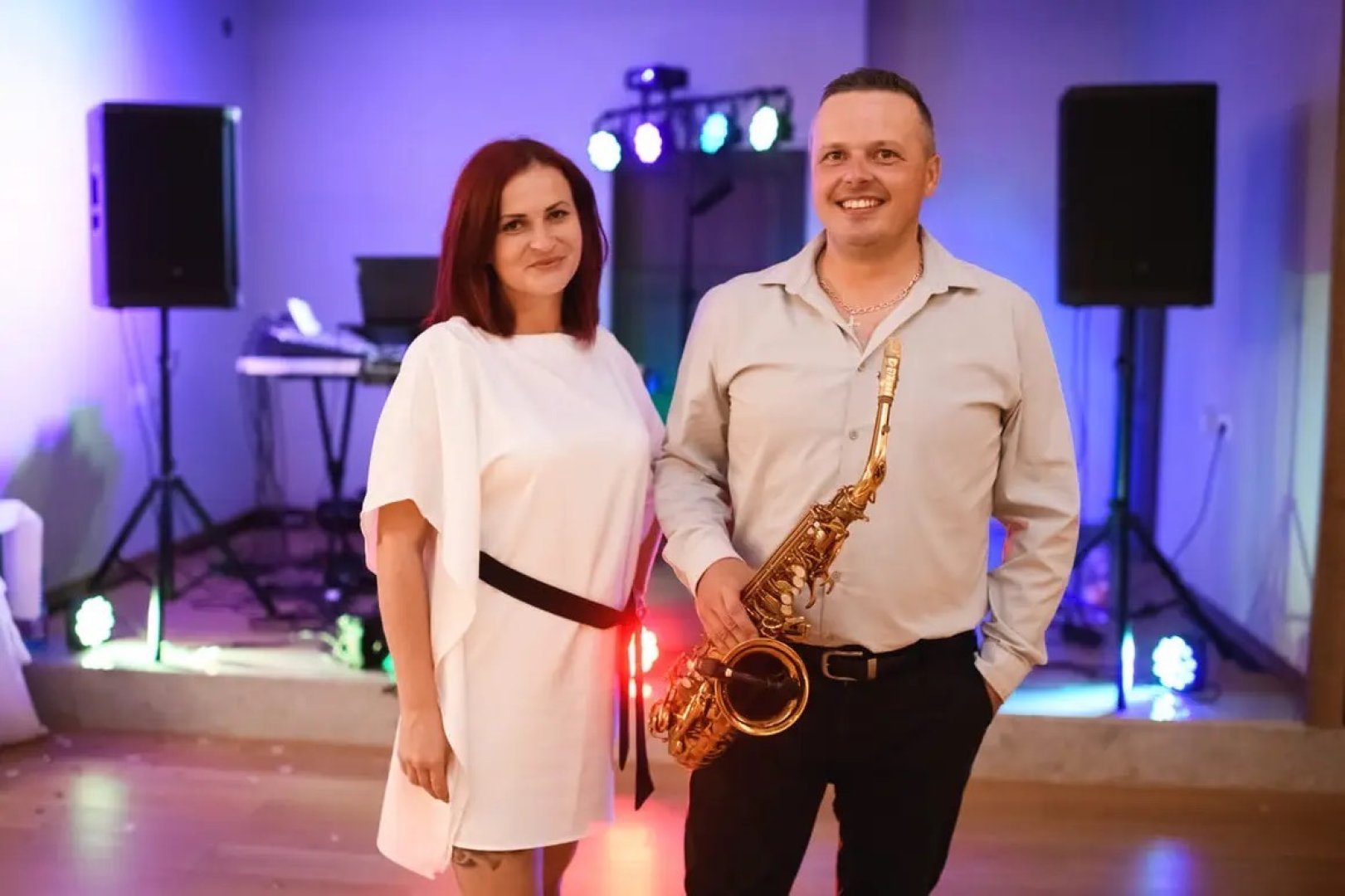 Duo Royal- solo sax Jozef Ježík & Lenka Bytčanková +DJ